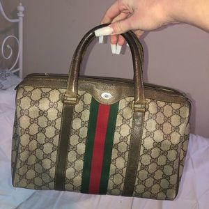 authentic gucci handle bag